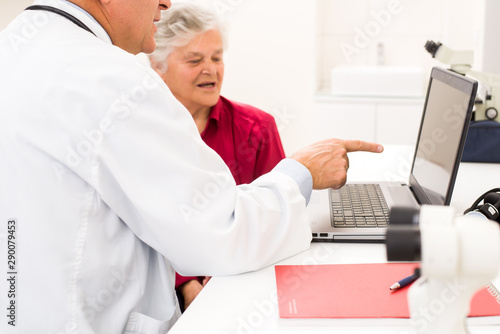 The doctor and his patient discuss further treatment