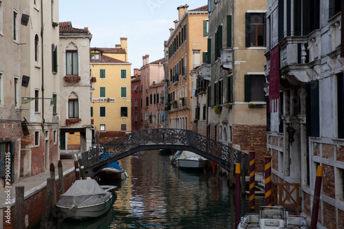 View of typical bridge in Venice