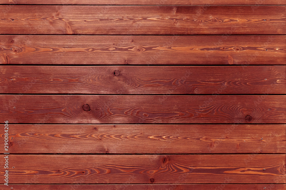 Fototapeta premium Wood background texture of board surface. Brown wooden grunge plank.