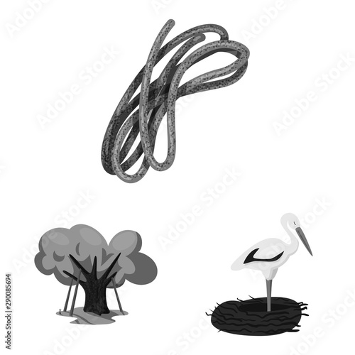 Vector design of national and culture symbol. Collection of national and tour vector icon for stock.