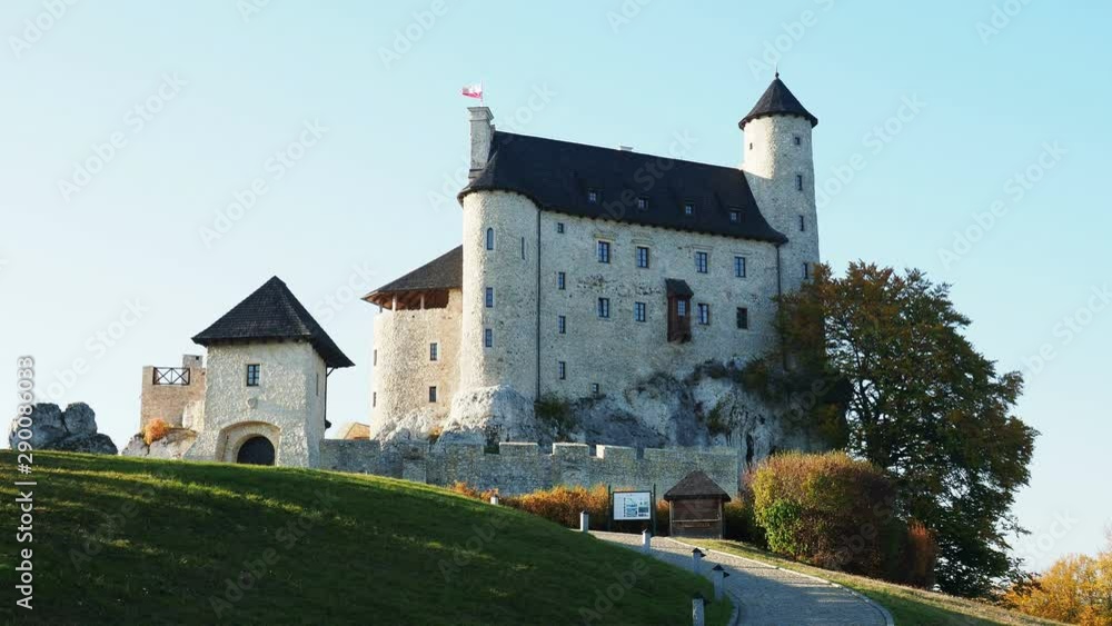 Bobolice Royal Castle, Trail of the Eagles' Nests, Krakow-Czestochowa Upland or Polish Jurassic Highland, Silesian Voivodeship, Poland Bobolice Royal Castle, Trail of the Eagles' Nests, Krakow-Czestochowa Upland or Polish Jurassic Highland, Silesian Voivodeship, Poland