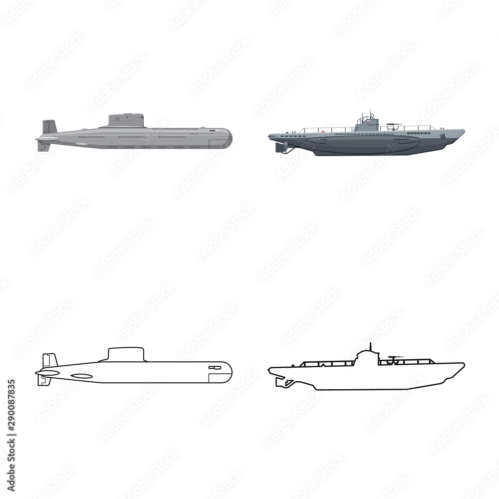 Vector illustration of war and ship symbol. Collection of war and fleet vector icon for stock. Vector illustration of war and ship symbol. Collection of war and fleet vector icon for stock.