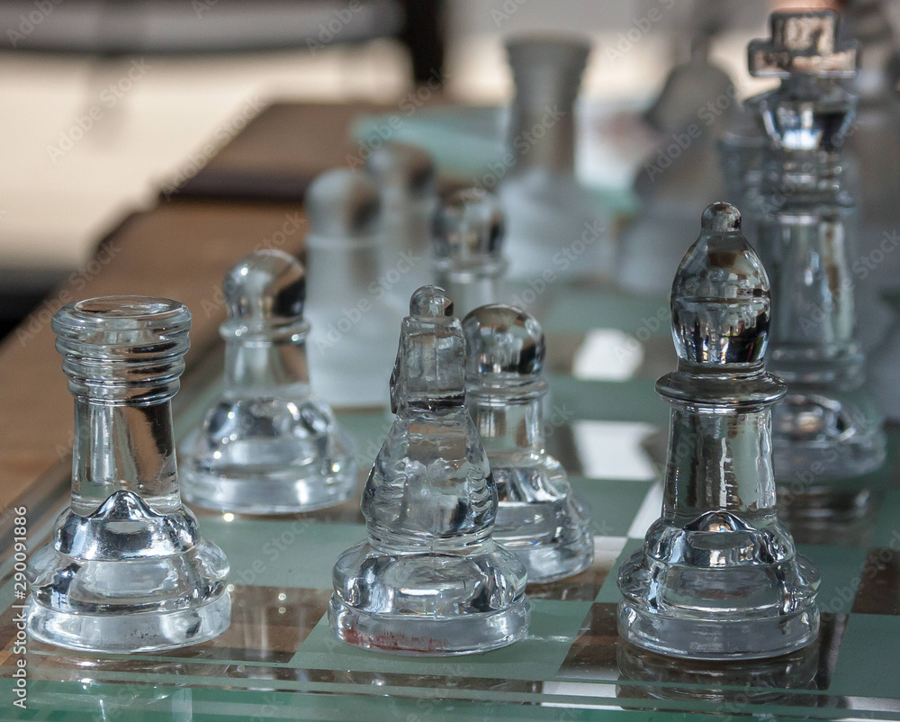 glass chess pieces glass chess pieces