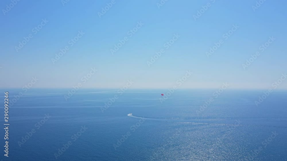 Parasailing On The Mediterranean Shore, Turkey Parasailing On The Mediterranean Shore, Turkey