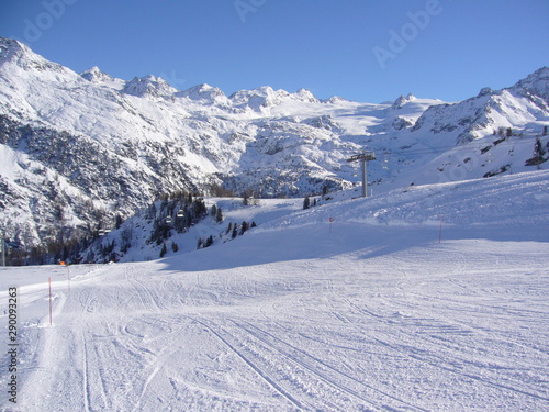ski resort in the alps