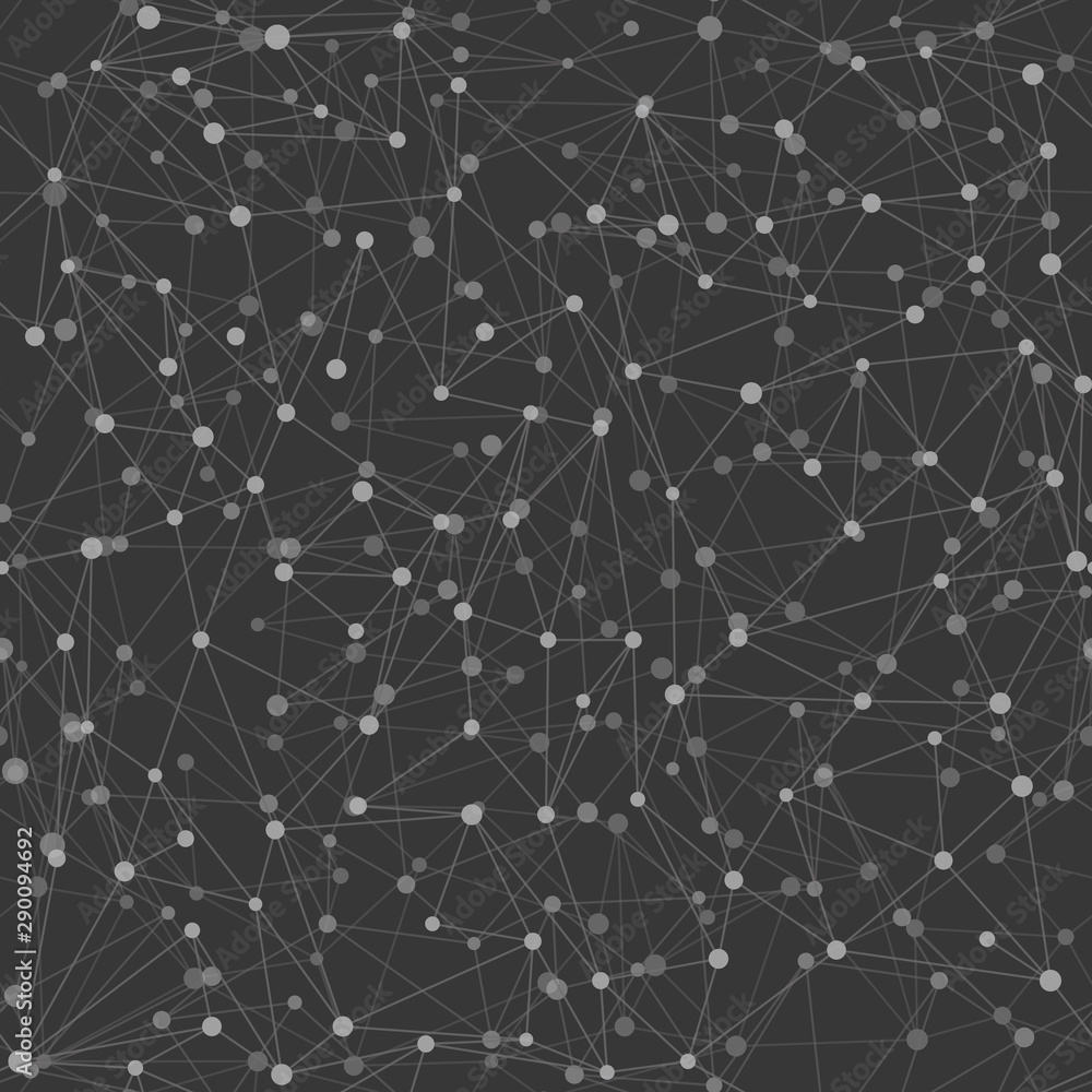 Abstract geometric connection of lines and dots. Abstract geometric connection of lines and dots.