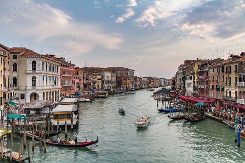 Venice Canal from the Rialto Bridge