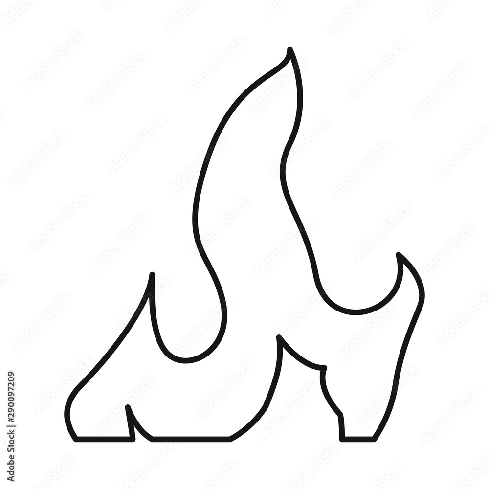 Vector illustration of flame and hot sign. Collection of flame and light stock symbol for web. Vector illustration of flame and hot sign. Collection of flame and light stock symbol for web.