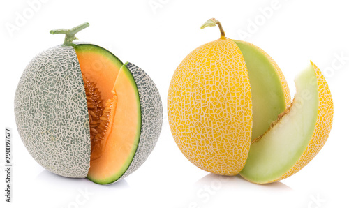 Obraz na plátně melon isolated on white background