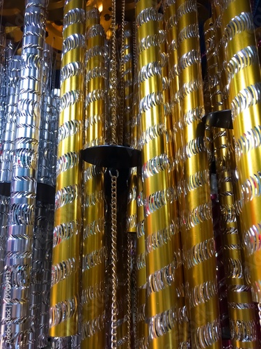 beautiful gold and silver bell 