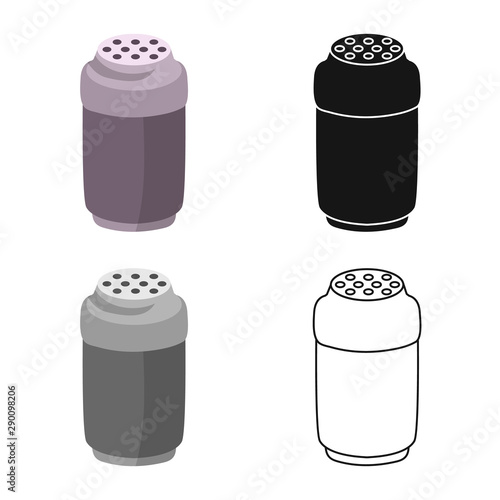 Vector illustration of coffee and plastic icon. Web element of coffee and cover stock vector illustration.