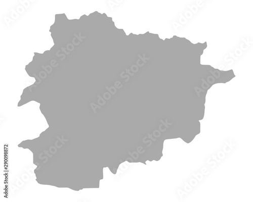 Karte von Andorra