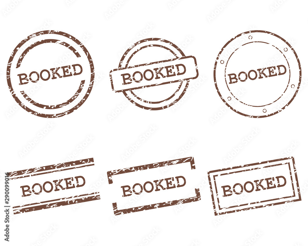 Booked Stempel Booked Stempel