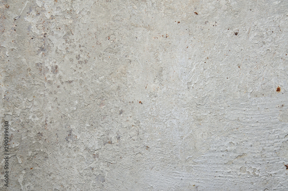 Cement on rusty metal for background Cement on rusty metal for background