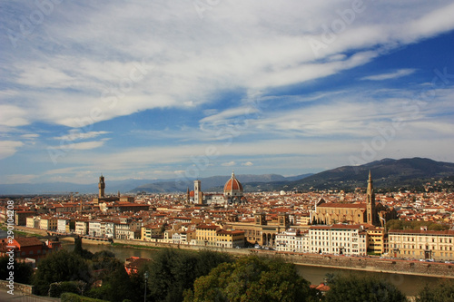 View of the medieval city of Florence, Italy © kos1976