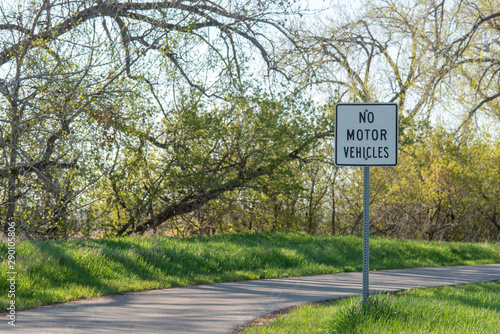 sign bike path