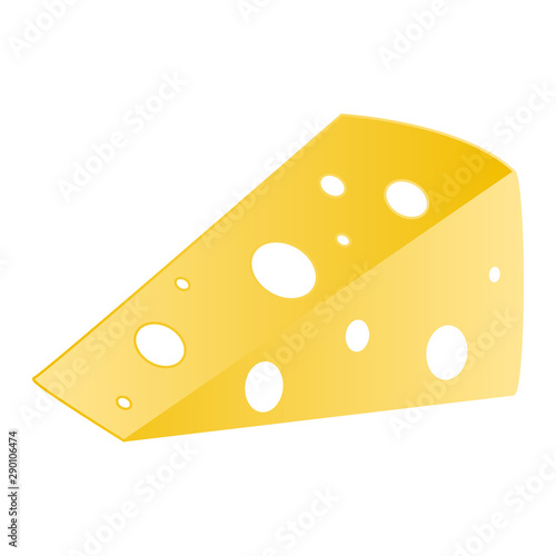 cheese icon or sign symbol. flat vector illustration