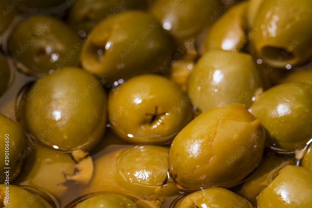 Macro shot of fresh yellow olives Macro shot of fresh yellow olives