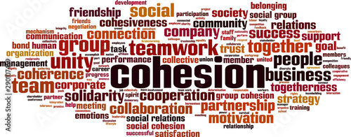 Cohesion word cloud