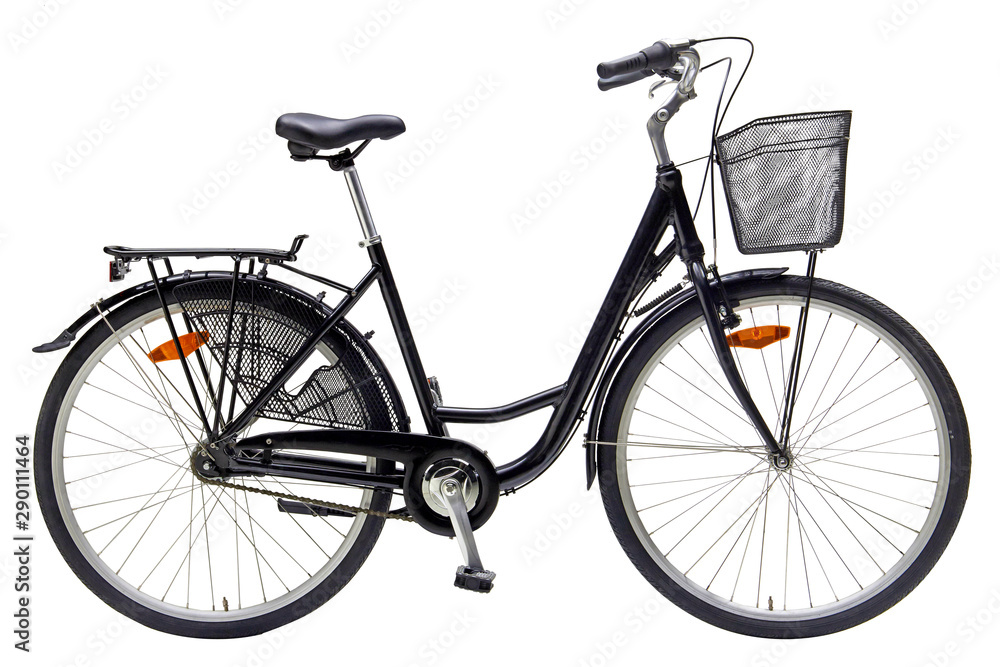 Urban City Bike Woman Bicycle With Carrier and Basket Urban City Bike Woman Bicycle With Carrier and Basket