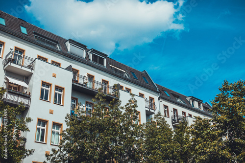 apartment house at prenzlauer berg  germany on a beautiful day - for real estate themes