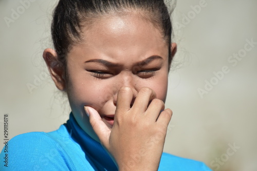 Obraz na plátně An A Tearful Adult Female