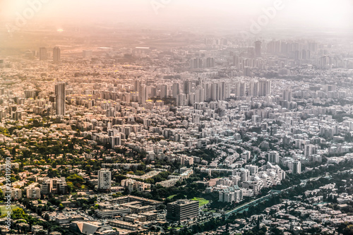 Aerial view of Tel Aviv, Is...