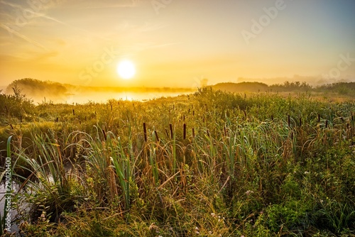 Sonnenaufgang am Hiller Moor © RuZi