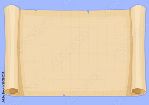 Scroll of vintage paper