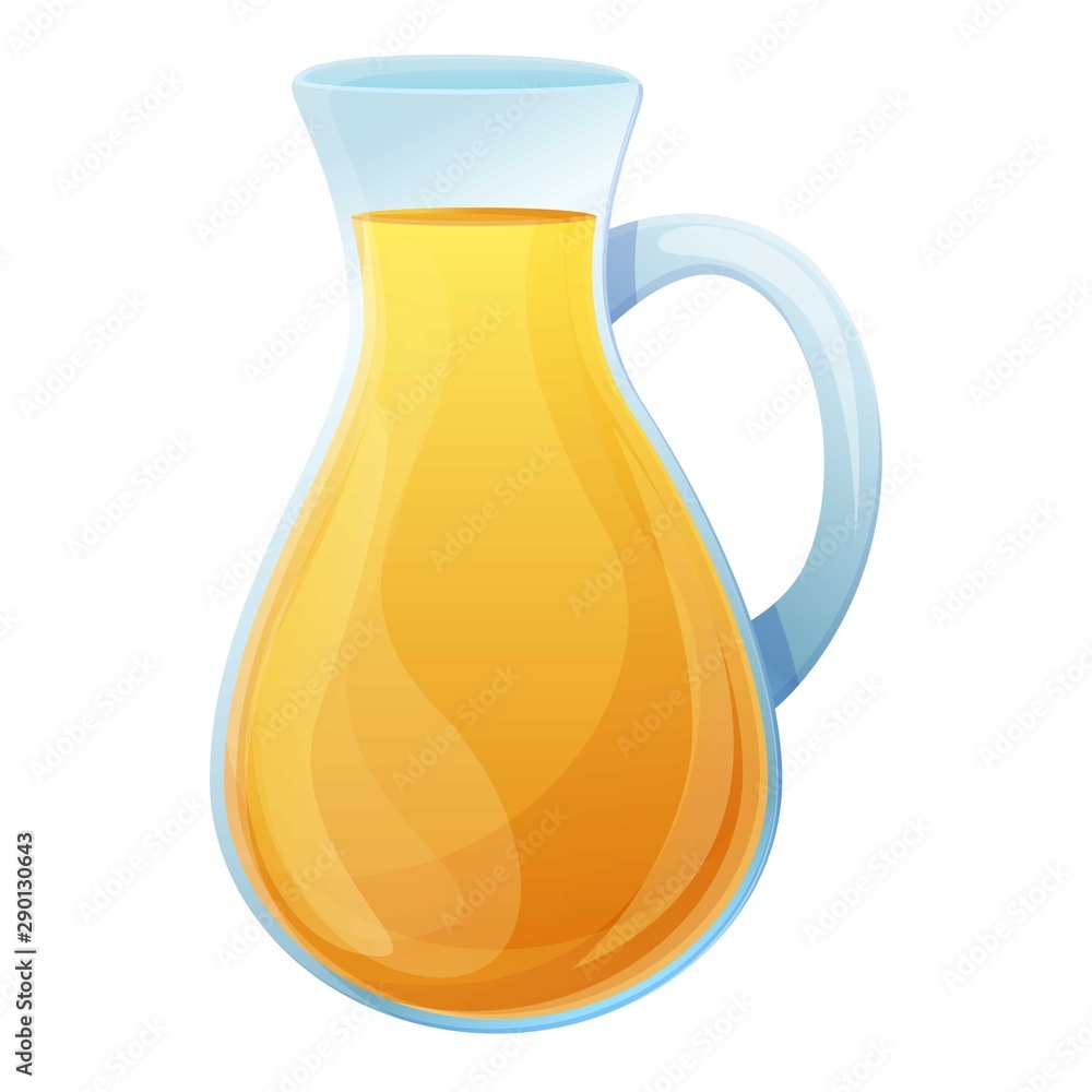 Olive oil glass jug icon. Cartoon of olive oil glass jug vector icon for web design isolated on white background Olive oil glass jug icon. Cartoon of olive oil glass jug vector icon for web design isolated on white background