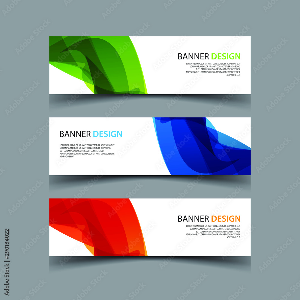 Fototapeta premium Vector Abstract design banner web template