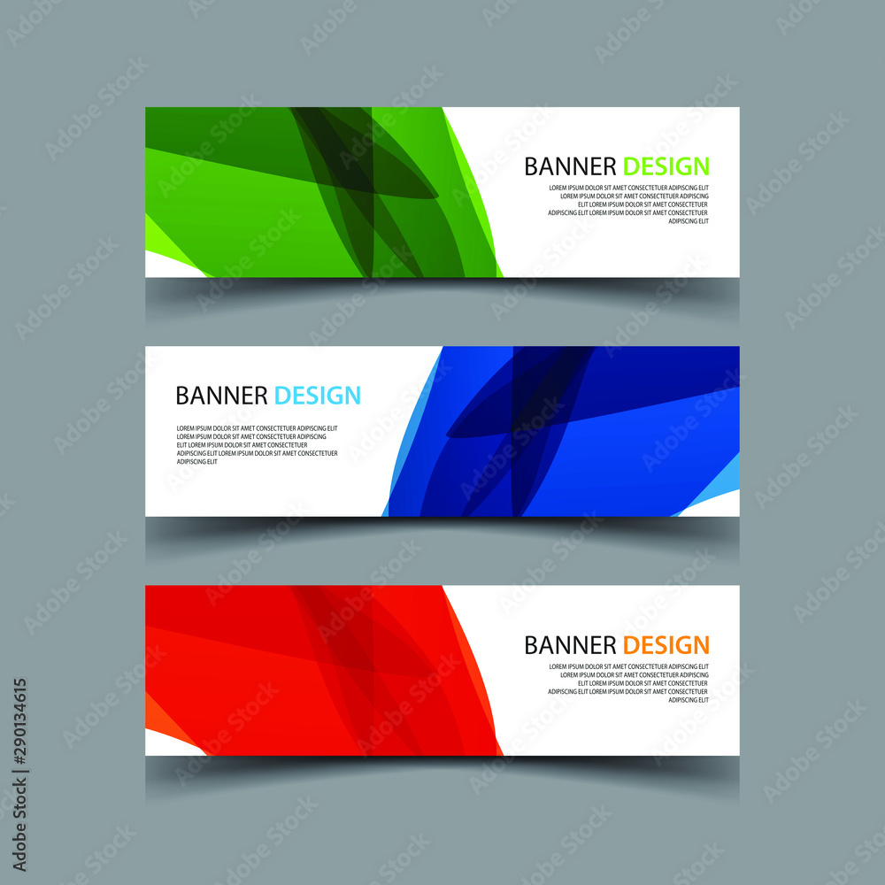 Fototapeta premium Vector Abstract design banner web template