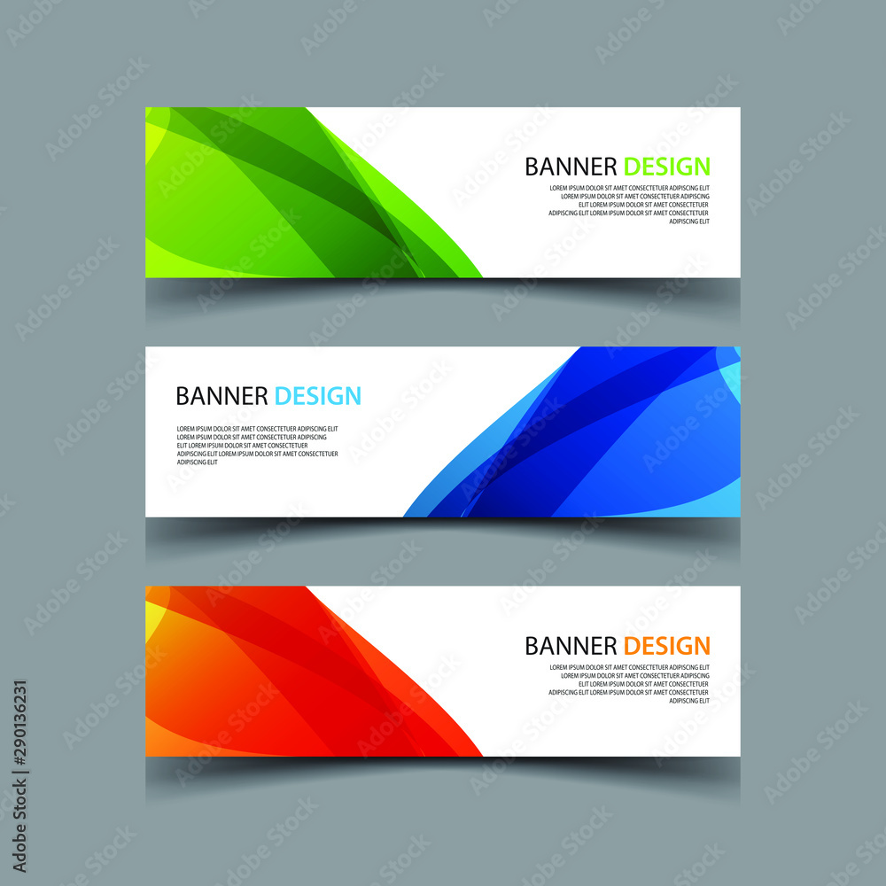 Fototapeta premium Vector Abstract design banner web template