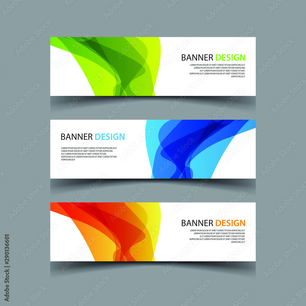 Fototapeta premium Vector Abstract design banner web template