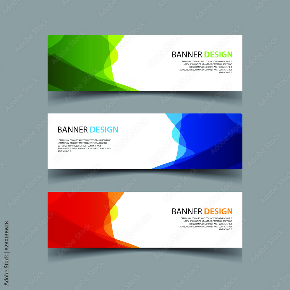 Fototapeta premium Vector Abstract design banner web template