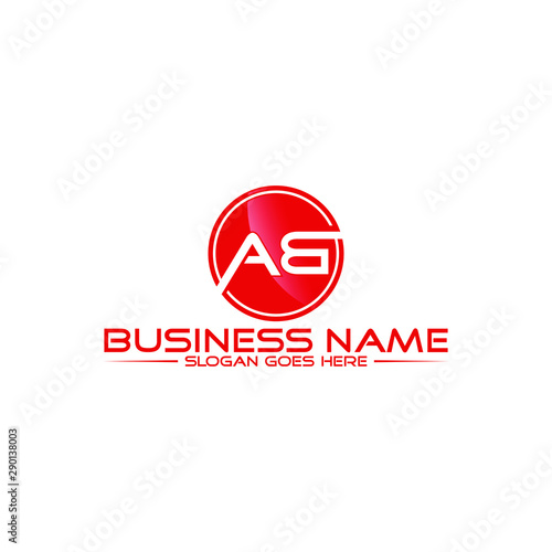 Free Download Initial Letter AB A B Business Logo Design with Full Color, Branding Logo Design - GFXLoad