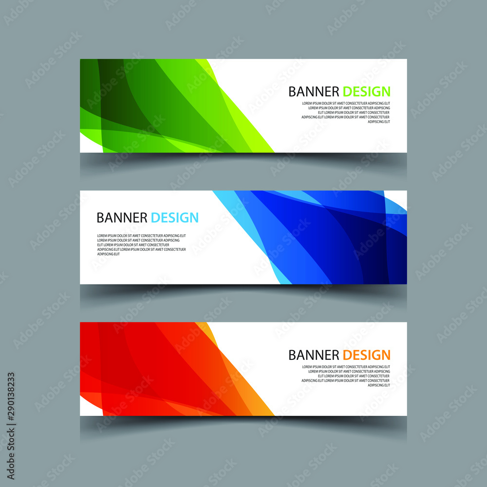 Fototapeta premium Vector Abstract design banner web template