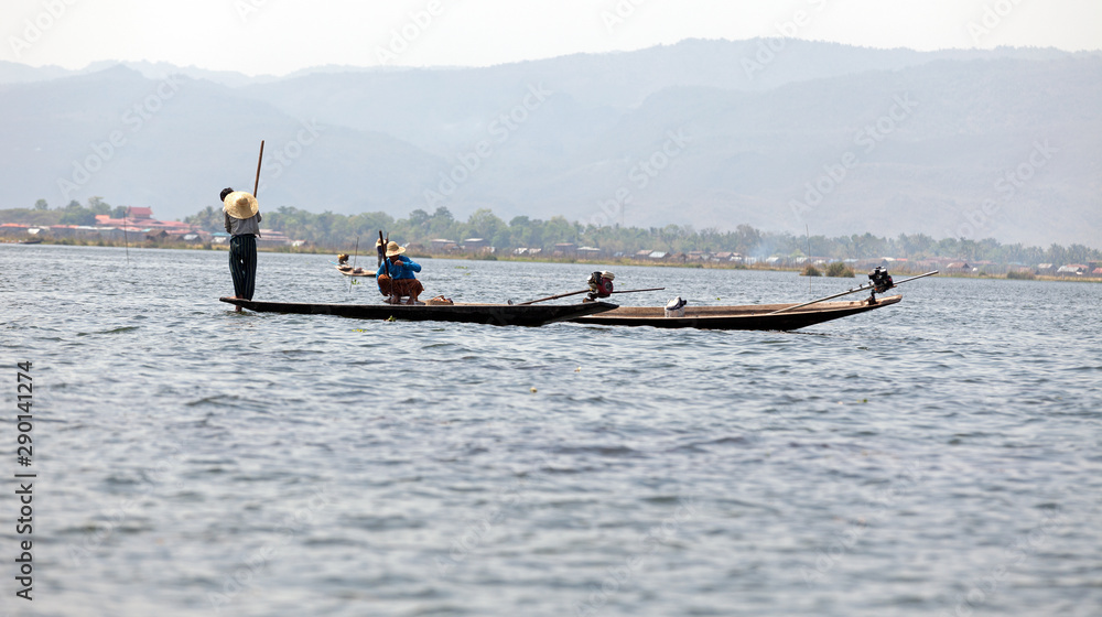 Naklejka premium Fischer vom Inle See
