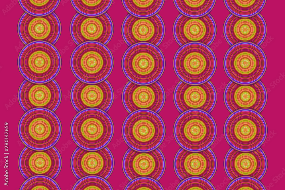 Colored circles background, illustration. Colored circles background, illustration.