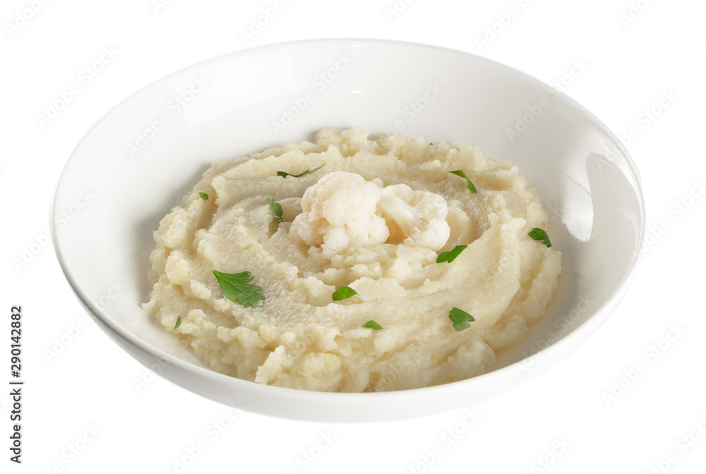 Homemade Cauliflower Puree or Colcannon with Mashed Cabbage Homemade Cauliflower Puree or Colcannon with Mashed Cabbage