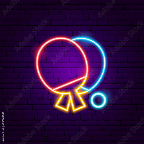 Ping Pong Neon Sign
