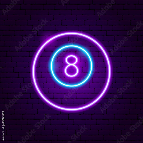Lucky Ball Neon Sign