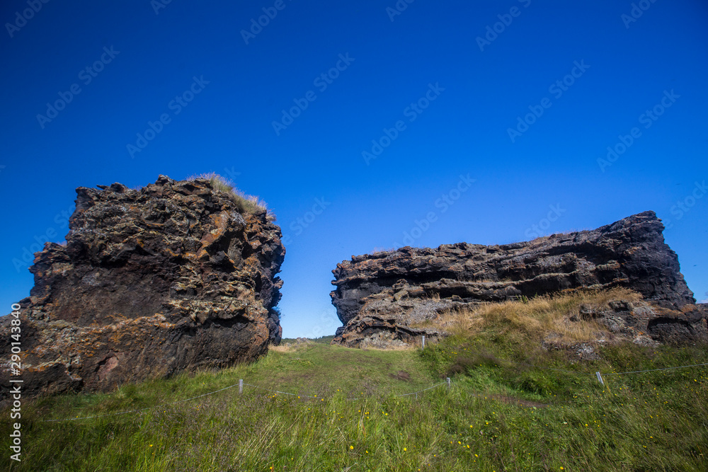 Two very beautiful winged stones from Lake Myvatn, Iceland Two very beautiful winged stones from Lake Myvatn, Iceland