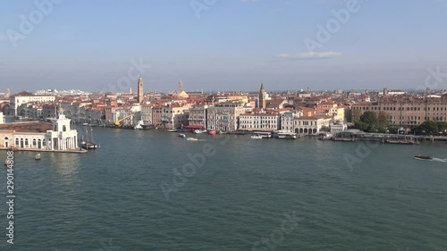 Wallpaper Mural Venice, Italy: waterfront with Grand Canal, Punta della Dogana and Basilica di Santa Maria della Salute (view from a cruise  liner on the Giudecca Canal) Torontodigital.ca