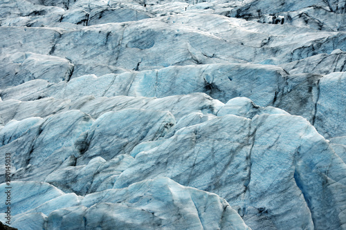 Landscape of Svinafellsjokull Glacier landscape in Skaftafell Natural Park, Iceland, Europe © Rechitan Sorin