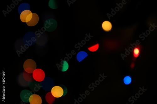 blur new year and christmas abstract lights background for text © Yaryna Zhuravlova