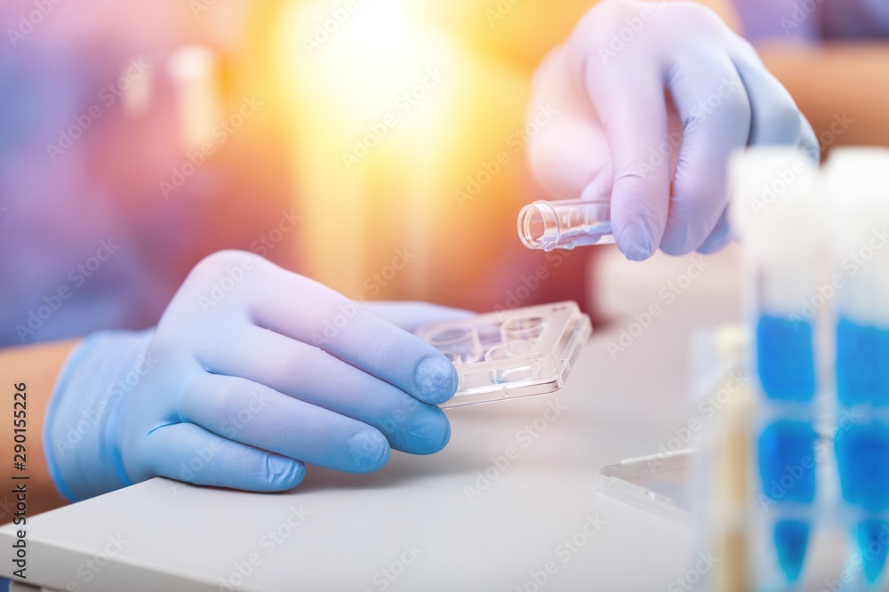 Human Hands with injection Syringe and medicine Human Hands with injection Syringe and medicine