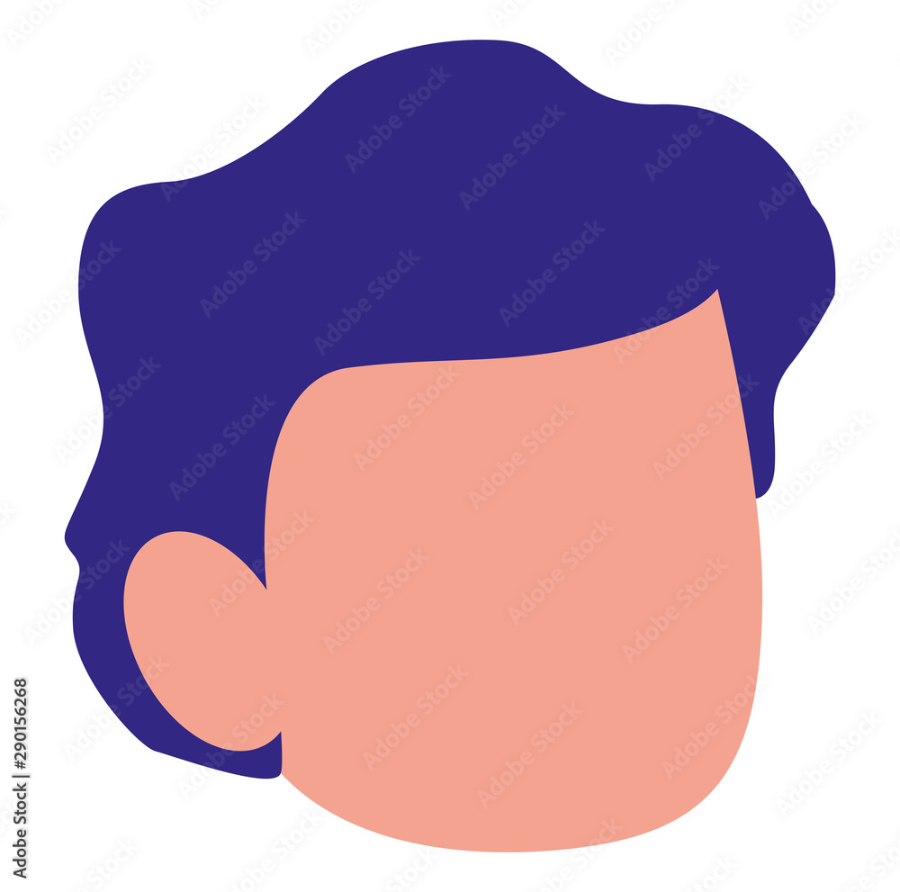 avatar boy icon vector illustration