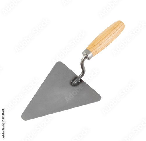 Trowel on isolated white background photo