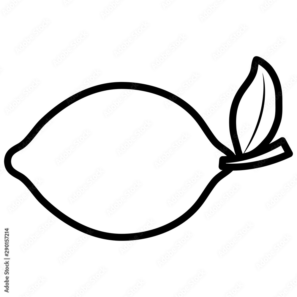 Obraz premium lemon icon image vector illustration